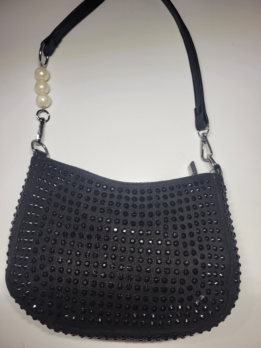 Y2K Vibe Sparkly Rhinestone Mini Shoulder Bag